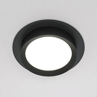 Светильник 11 см, Maytoni Downlight Hoop DL086-GX53-RD-B, черный, вр 9,5 см