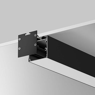 Комплект заглушек (для профиля 35×35) 2 шт., ALM-3535BT-B-EC 642038, *4*4 см, Maytoni Led Strip 642038, Черный