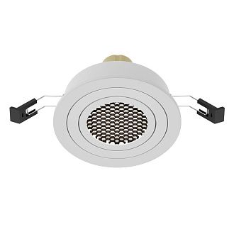 Встраиваемый светильник *9,2*-2,5 см, 1*GU10*10W, Maytoni Technical Atom DL023-2-01W-1(N), Белый