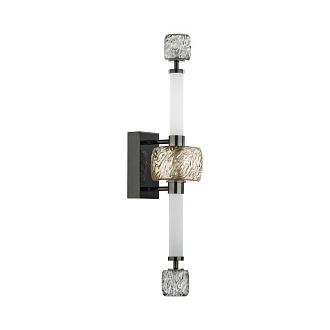 Бра 19,5*13*66,5 см, 1 LED*28W, 3000 К, Odeon Light Kliff, черный 5427/28WL