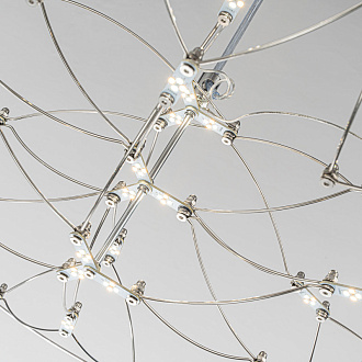Подвесная люстра 58,5*219 см, 1*LED, 23W, 3000-6000К, Favourite Thinner 4305-6P хром