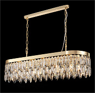 Люстра  1000*300*220, 12*E14, 40W NewRgy Cristallo F6-L1000*W300*H220 H GOLD, H GOLD