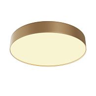 Накладной светильник 40*40*6 см,  LED, 45W, 3000К, Maytoni Technical Zon C032CL-45W2.7K-RD-MG золото матовое