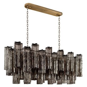 Подвесная люстра 104 см, Loft IT Murano 10580/1000R Smoke, бронза-дымчатый
