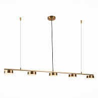 Светильник подвесной 118*10 см, 35W 3000K ST LUCE PANCES SL6000.303.05 Латунь