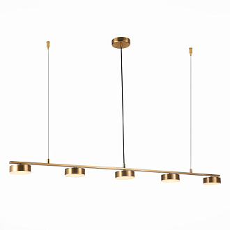Светильник подвесной 118*10 см, 35W 3000K ST LUCE PANCES SL6000.303.05 Латунь