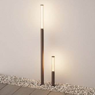 Садово-парковый светильник 7,5*78,5 см, LED, 12W, 3000К, Maytoni Lit O593FL-L12BR3K коричневый