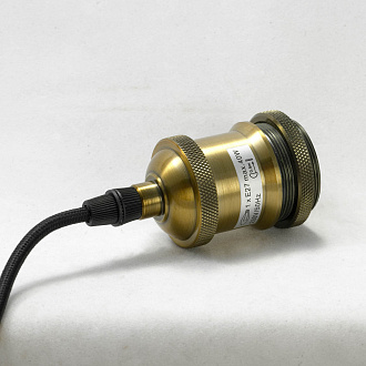 Подвесной светильник Lussole Badger GRLSP-9543, 25*25 см, черный