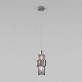 Подвесной светильник с плафоном 11 см Eurosvet Soho 50209/1 хром