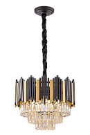 Люстра Ø390 x H350, мм, 6*40W(240W), SGT+BRS+CGN(Латунь + Чёрный) NewRgy 5289SA/6C SGT+BRS+CGN