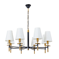 Люстра 86*47 см, 8 E14*40W,  К, Arte Lamp Riccardo A4075LM-8BK, Черный