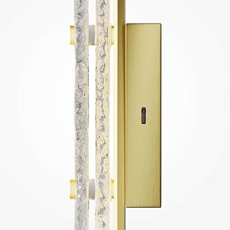 Настенный светильник 41 см, 7W, 2700-4000K, Maytoni Frostum MOD439WL-L7BSK, латунь
