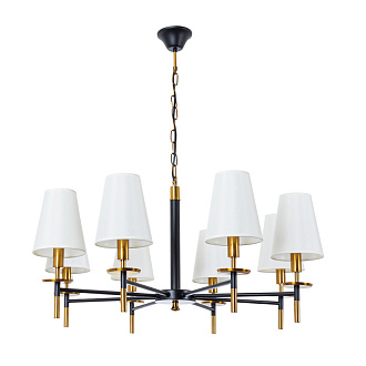 Люстра 86*47 см, 8 E14*40W,  К, Arte Lamp Riccardo A4075LM-8BK, Черный