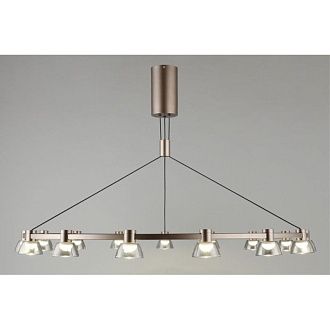 Подвесная люстра 110*90-140 см 75W, 4000K, Aployt Rezeda APL.788.03.15, серый