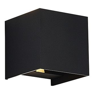 Светильник настенный 10*10*10 см, *LED*10W, 3000K, ST-Luce BRIK SL9513.401.01, черный