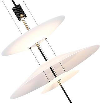 Люстра подвесная 50 см, 15W 3000K ST LUCE ISOLA SL6101.413.01 Черный