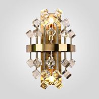 Бра RUFINA B 24*24*40 см, 2*E14*40W, ImperiumLoft rufina01, Латунь