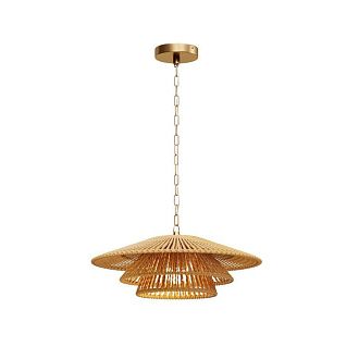 Подвесной светильник 45*45*214,5 см, 1*E27*60W, Maytoni Costa MOD394PL-01BS, латунный