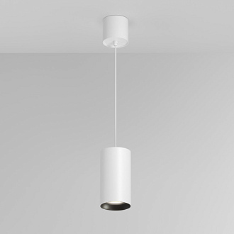 Подвесной светильник 7,5*7,5*13,5 см, LED, 20W, 4000К, Maytoni Technical Vol P100PL-20W4K-W белый
