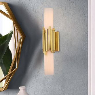 Бра для ванных комнат Elstead Lighting, Арт. MARVELE-2WB-AB-OPAL