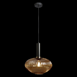 Подвесной светильник 30 см LOFT IT Iris 2071-C+BL черный, латунь