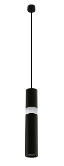 Светильник подвесной 6 см, 1*5W/10W/15W, 4000K, Crystal Lux CLT 038C360 BL Черный