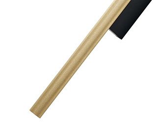 Настенный светильник 59 см, 6W, 3000K, Kink Light Элени 08463-591,33-19, черный-золото