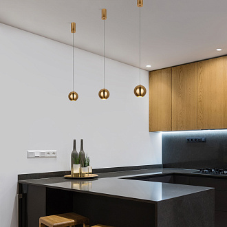 Подвесной светодиодный светильник 50215/1 LED бронза Elektrostandard