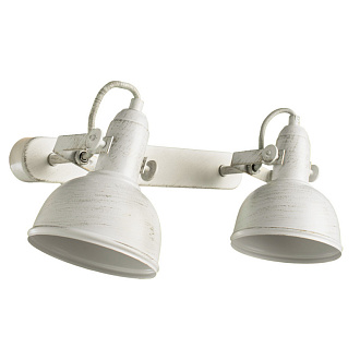 Светильник спот Arte Lamp A5213AP-2WG Martin бело-золотой Loft