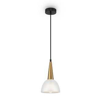 Подвесной светильник *15*31,5-101 см, 1*E14*40W, Freya Noria FR8009PL-01GB, Черный и Латунь