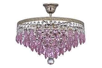 Люстра потолочная *38*32 см, 5*E27*60W, Arti Lampadari Castellana Gold Castellana E 1.3.38.603 N, никель