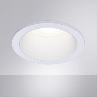 Точечный светильник 8,5*5,3 см, 1 GU10*35W, К, Arte Lamp Helm A2869PL-1WH, Белый, вр 8 см