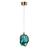 Подвесной светильник 13*5*250- см, 1*LED*4W, 3000K, Odeon Light Gemme 7110/4LB, цветной