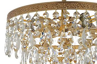 Люстра потолочная *30*31 см, 4*E27*60W, Arti Lampadari Castellana Gold Castellana E 1.3.30.601 G, Золото