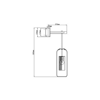 Бра 27*15*68 см, 1*E27 латунь Vele Luce Coro VL5524W31