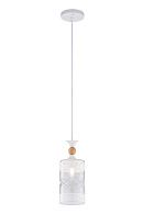 Люстра Ø120 x H200 (800), мм, 1*40W, WT (Белый) Rilon 5197/1H WT