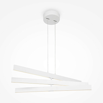 Подвесной светильник 1,5*80 см, LED 3 48W, 4000К, Белый Maytoni Origami MOD163PL-L38W4K