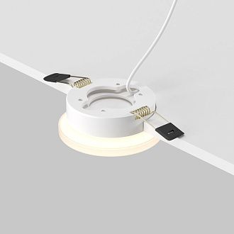 Встраиваемый светильник DL067-GX53-W **-3,5 см, 1*GX53*12W, Maytoni technical Pauline DL067-GX53-W, Белый, вр 8,5 см