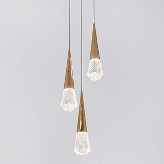 Подвесной светильник 21*21*90 см, LED 9W, 4000K, Золото MODELUX ML.3315.3