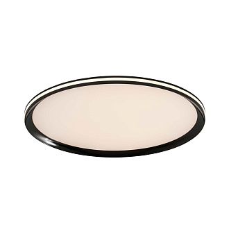 Потолочный светильник 50x5см, LED, 50Вт, 3000 / 5500K, LED4U L3020-500 BK Черный