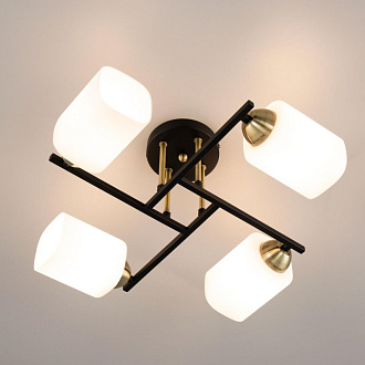 Люстра 46 см Citilux Генри CL130245 черный/бронза