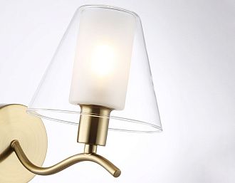 Бра 23*14*20- см, 1*E14*40W, K, Ambrella Light High Light LH57095, латунь