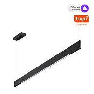 Светильник подвесной диммир. со сменой цв. температуры (управл. - пульт ДУ или прилож. Smart Life) 120,04*1,04*206- см, 2*LED*36WW, 3000-5700K, Novotech Iter NOV359546, черный