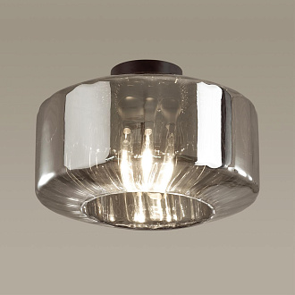 Светильник потолочный Odeon Light Binga 4746/1C, диаметр 30 см, черный