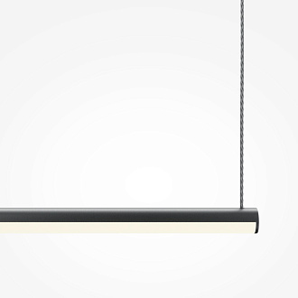 Подвесной светильник 80*1,7*316,7 см, LED, 10W, 4000К, Maytoni Halo MOD246PL-L16BK черный