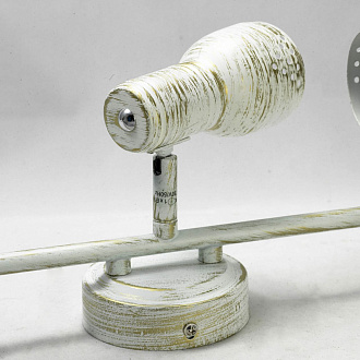 Спот Lussole GRLSP-8057, белый с золотом