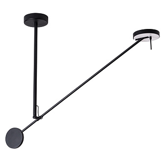 Светильник 91 см, 9W, 3000K, Divinare MALCONE 2623/06 PL-9, черный