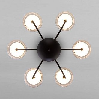 Светильник 65*65*93 см, LED*32W, 3000K, Eurosvet Fungo 50388 LED, черный, a068861