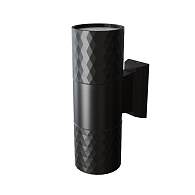 Светильник настенный 6,5*6,5*19 см, 2*GU10, 100W, Maytoni Bowery O583WL-02B черный