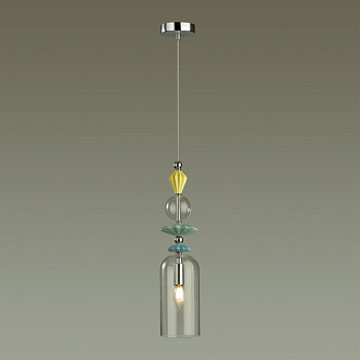 Подвесной светильник диаметр 11 см Odeon Light Bizet 4893/1 Хром